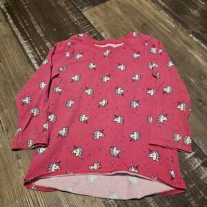 Pink Unicorn Kids Shirt